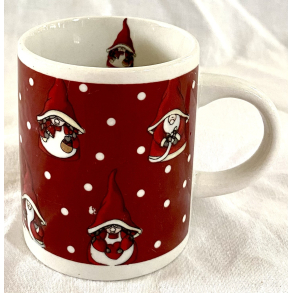 Julestel - Brnekrus - Nissemnd & Nissekoner - 7 cm. - Det Gamle Apotek