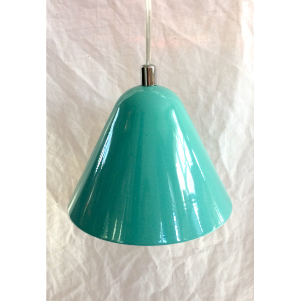 Emalje Lampe - Pendel Nr. 4054 - Mintgrn - 18 cm. - El-Light