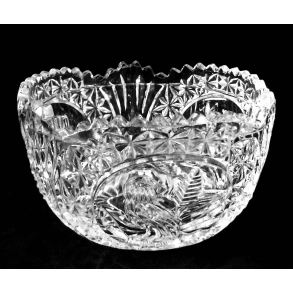 Elisabeth Htte Skl - Klar Krystal - Fugle - 10 cm.