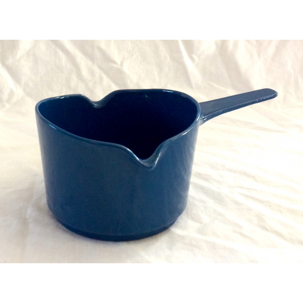 Retro Gryde - Kasserolle - Bl Emalje - 20 cm.