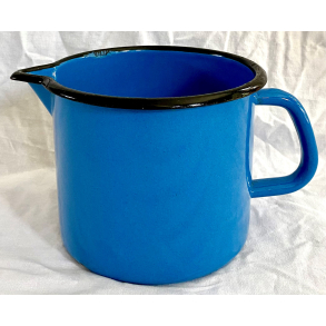 Emalje Stel - Kande - Bl - 22 cm.