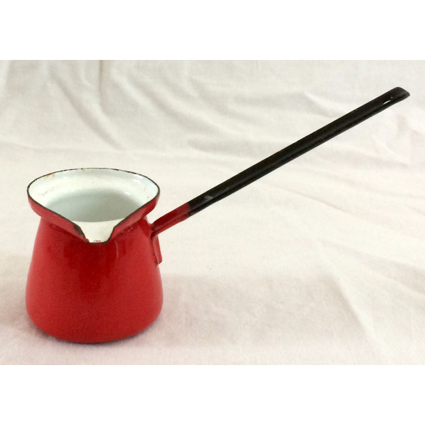 Emalje Stel - Smrsovsekande - Rd - 16 cm.