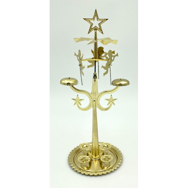 Gammeldags Englespil - Messingbelagt Metal - 29 cm.