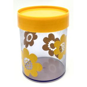 Erik Kold D�se - Gryn - Blomster - Gul - 18 cm.