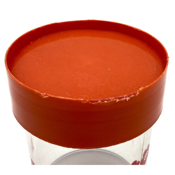 Erik Kold Dse - Kaffe - Blomster - Rd - 15 cm.