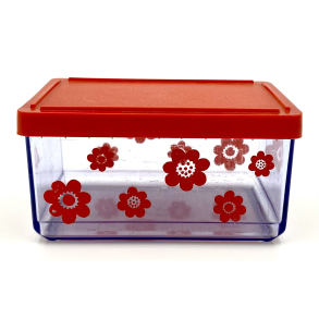 Erik Kold Smrboks - Blomster - Rd - 14,5 cm.