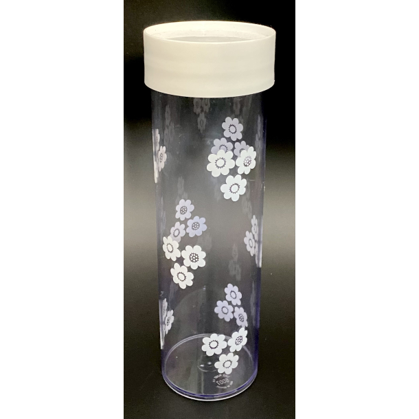 Erik Kold D�se - Spaghetti - Blomster - Hvid - 29,5 cm.