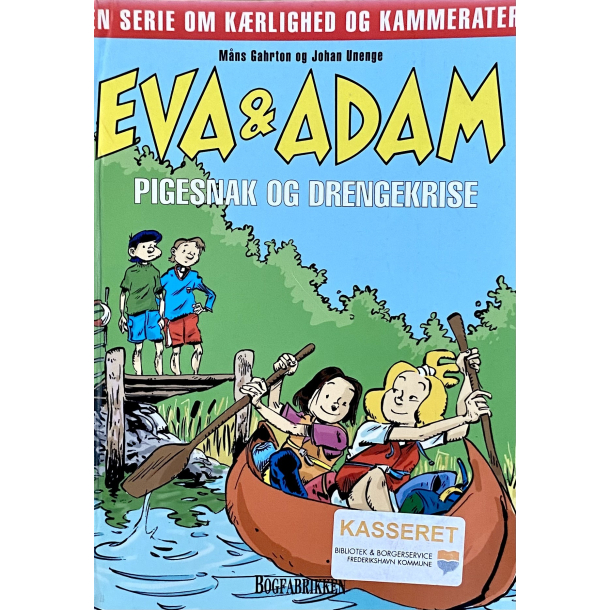 Retro Tegneserie - Eva &amp; Adam - Pigesnak &amp; Drengekrise - Mns Gahrton - r 2002