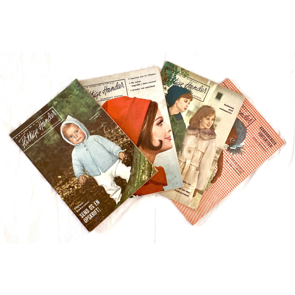 Retro Ugeblade - Flittige Hnder - r 1964 - Nr. 40 &amp; 44-46 - St Af 4