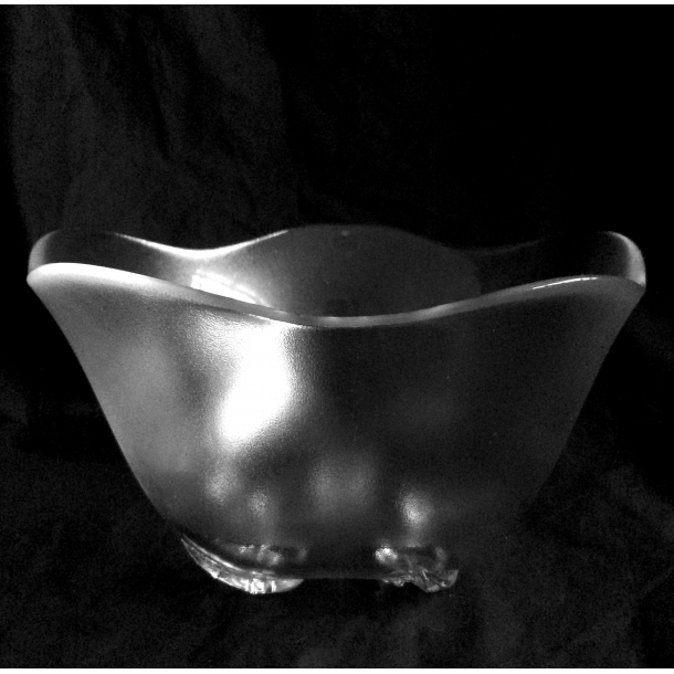 Holmegaard Fruits De Mer Skl - Rejer - Matteret Glas - 28 cm.