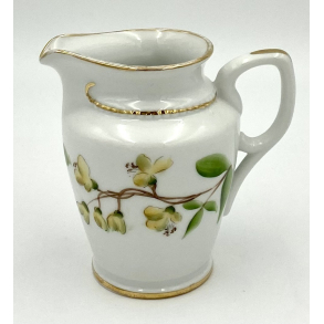 Gammel Fl�dekande - Gul Blomst - Guld - �r 1853-1897 - B&G