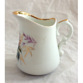 Gammel Fldekande - Lilla & Rd Blomst - Guld - r 1853-1897 - B&G