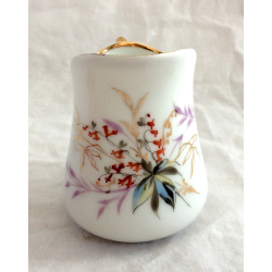 Gammel Fldekande - Lilla &amp; Rd Blomst - Guld - r 1853-1897 - B&G