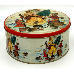 Gammeldags D�se - Juled�se - Julemand - 20 cm.