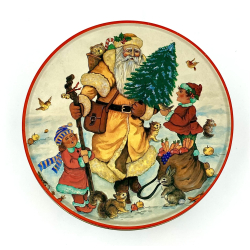 Gammeldags D�se - Juled�se - Julemand - 20 cm.