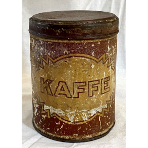 Gammel Dse - Kaffedse - Brun - 14 cm.