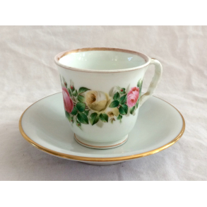 Gammel Kaffekop - Roser - Guld - r 1853-1897 - B&G