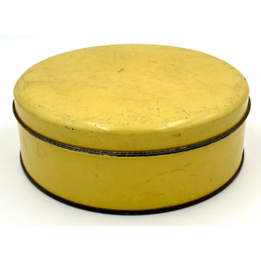 Gammel Dse - Kagedse - Gul - 22 cm.