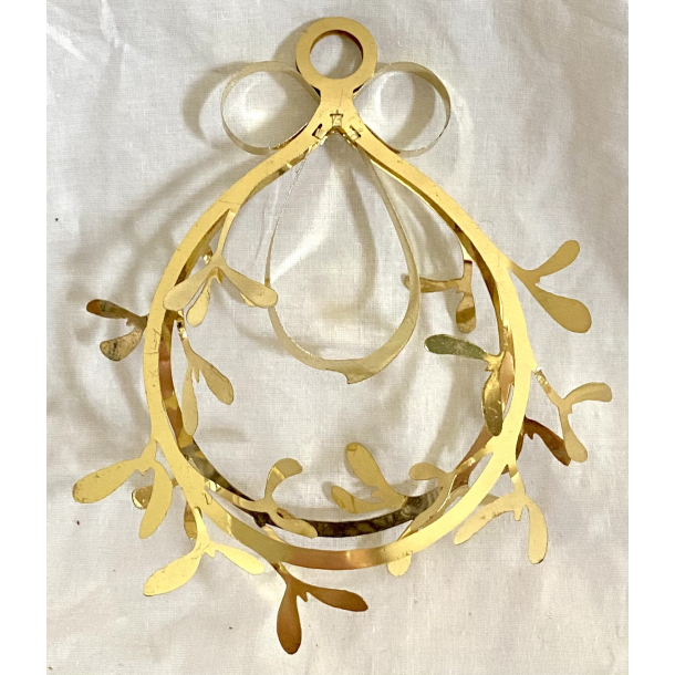 Golden Christmas Juleuro - Mistelten - 18 cm. - Royal Copenhagen