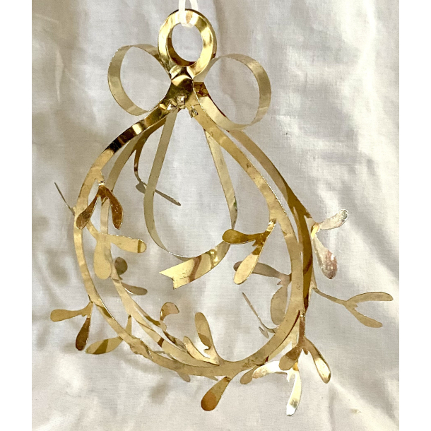 Golden Christmas Juleuro - Mistelten - 18 cm. - Royal Copenhagen