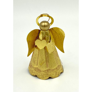 Golden Christmas Ornament - Engel - 7,5 cm. - Royal Copenhagen