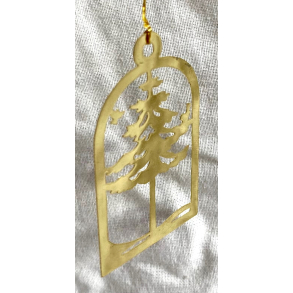 Golden Christmas Ornament - Juletr - Royal Copenhagen