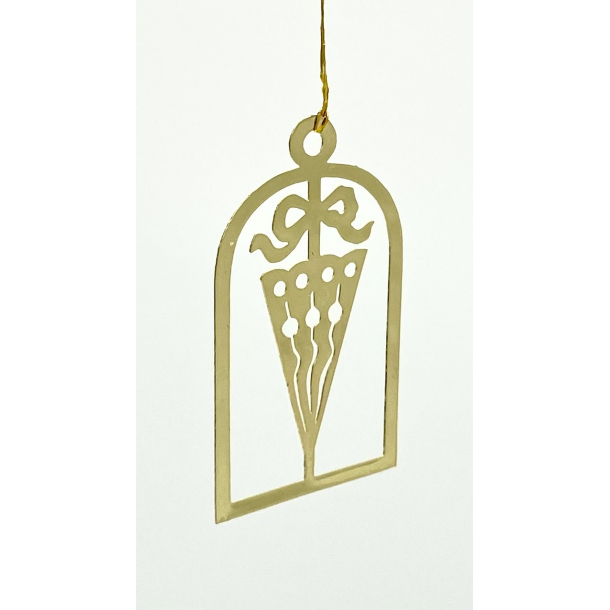 Golden Christmas Ornament - Krmmerhus - Royal Copenhagen