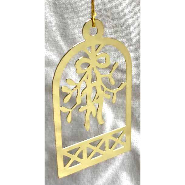 Golden Christmas Ornament - Mistelten - Royal Copenhagen