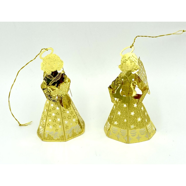 Golden Christmas Ornamenter - Engle - S�t Af 2 - Royal Copenhagen