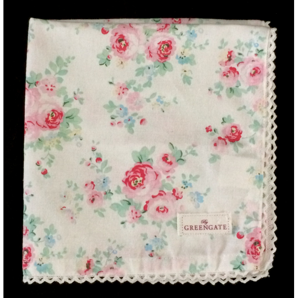 Greengate Dkkeserviet - Tess White - 41 cm.