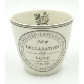 Greengate Lattekrus - Dora White - 9 cm.