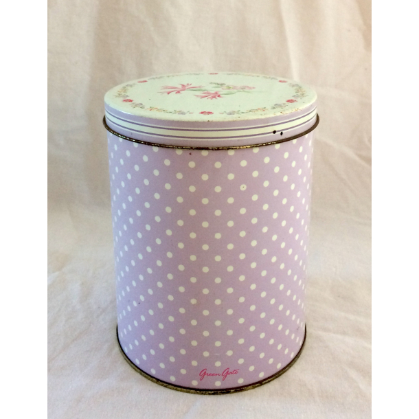 Greengate Dse - Kaffedse - Lilla - Prikker - 14,5 cm.