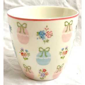 Greengate Lattekrus - Elsie White - 9 cm.