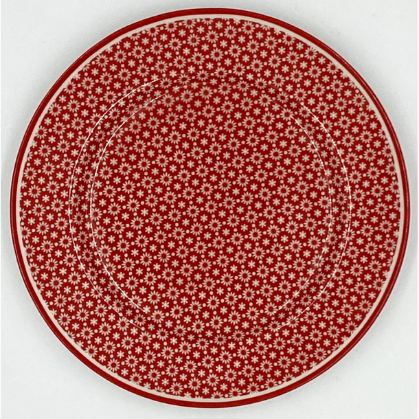 Greengate Kagetallerken - Lina Red - 20 cm.
