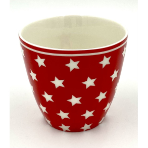Greengate Lattekrus - Star Red - 9 cm.
