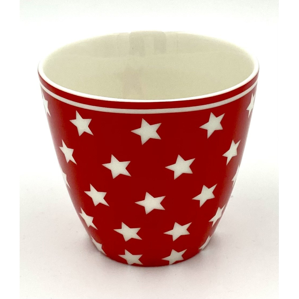 Greengate Lattekrus - Star Red - 9 cm.