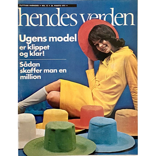 Retro Ugeblad - Hendes Verden - r 1971 - Nr. 13