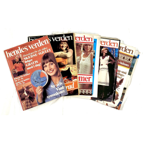 Retro Ugeblade - Hendes Verden - r 1975 - Nr. 1, 8 & 15-17 - St Af 5