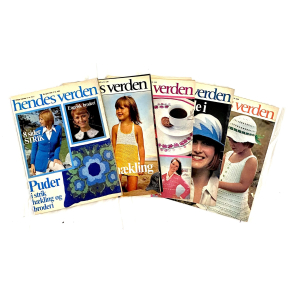 Retro Ugeblade - Hendes Verden - r 1975 - Nr. 18-20 & 22-23 - St Af 5
