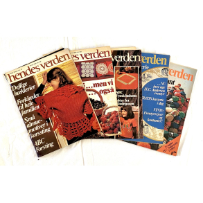 Retro Ugeblade - Hendes Verden - r 1975 - Nr. 25, 30-31 & 33-34 - St Af 5
