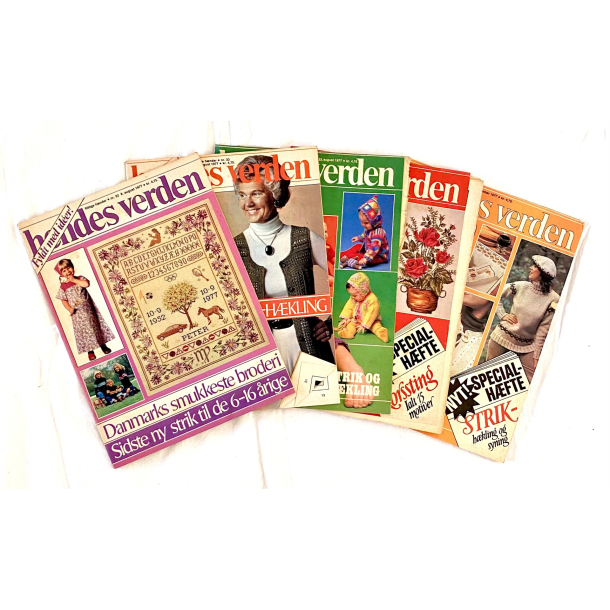 Retro Ugeblade - Hendes Verden - r 1977 - Nr. 32-36 - St Af 5