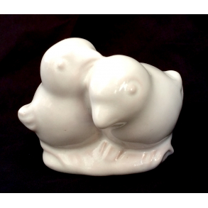 To Fugle - Figur Nr. 547 - Hjorth Keramik