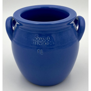 Hgans Krukke - Urtepotteskjuler - Bl - 15,5 cm.