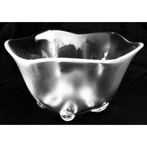 Holmegaard Fruits Skl - Matteret Glas - 24 cm.