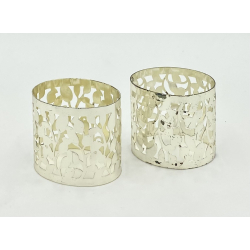 Holmegaard Golden Christmas - rets Juleservietring 2006 - Slv - St Af 2