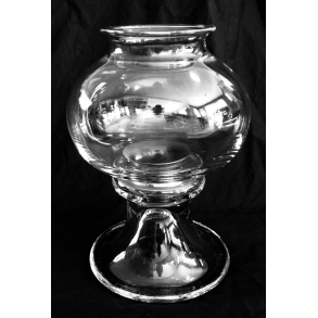 Holmegaard Twilight Time - Hurricane Lysestage - Klart Glas - 26 cm.