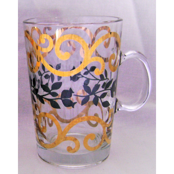 Holmegaard Golden Christmas - Jule-Hotdrink Glas 2006 - Glgg Glas - 11 cm.