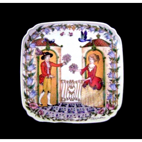 Venskabsplatte Nr. 1-1978 - 21 cm. - Hutschenreuther