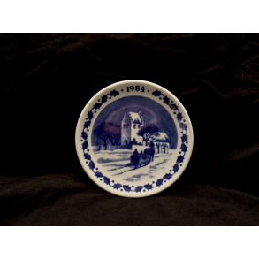 Juleplaquette 1984 - Mini Platte - Royal Copenhagen