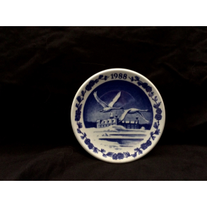 Juleplaquette 1988 - Mini Platte - Royal Copenhagen